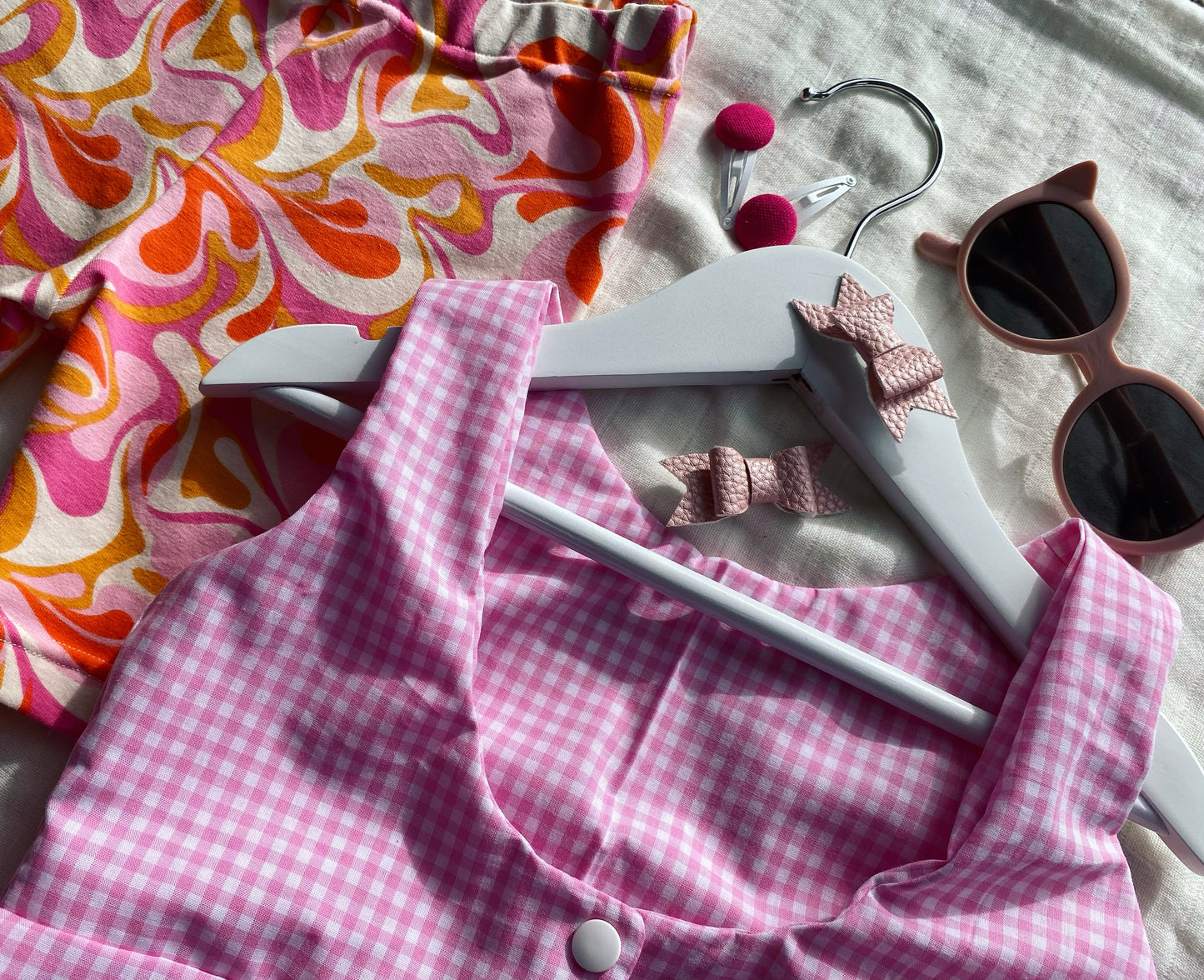 Barbie Dress - Pink Gingham