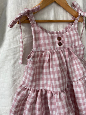 Maggie dress - Orchid Gingham