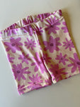 Pink Flowers Bike Shorts