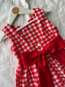 Barbie Dress - Red Gingham