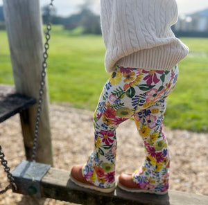 Floral Flared Leggings