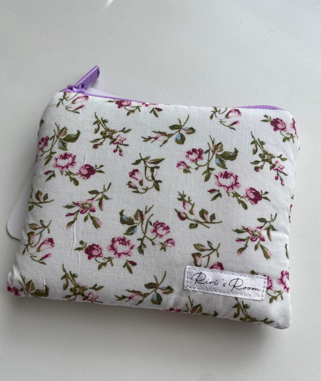 Valarie Floral Zipper Pouch - one available