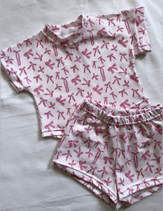 Purple Bows Loungewear/Pyjamas