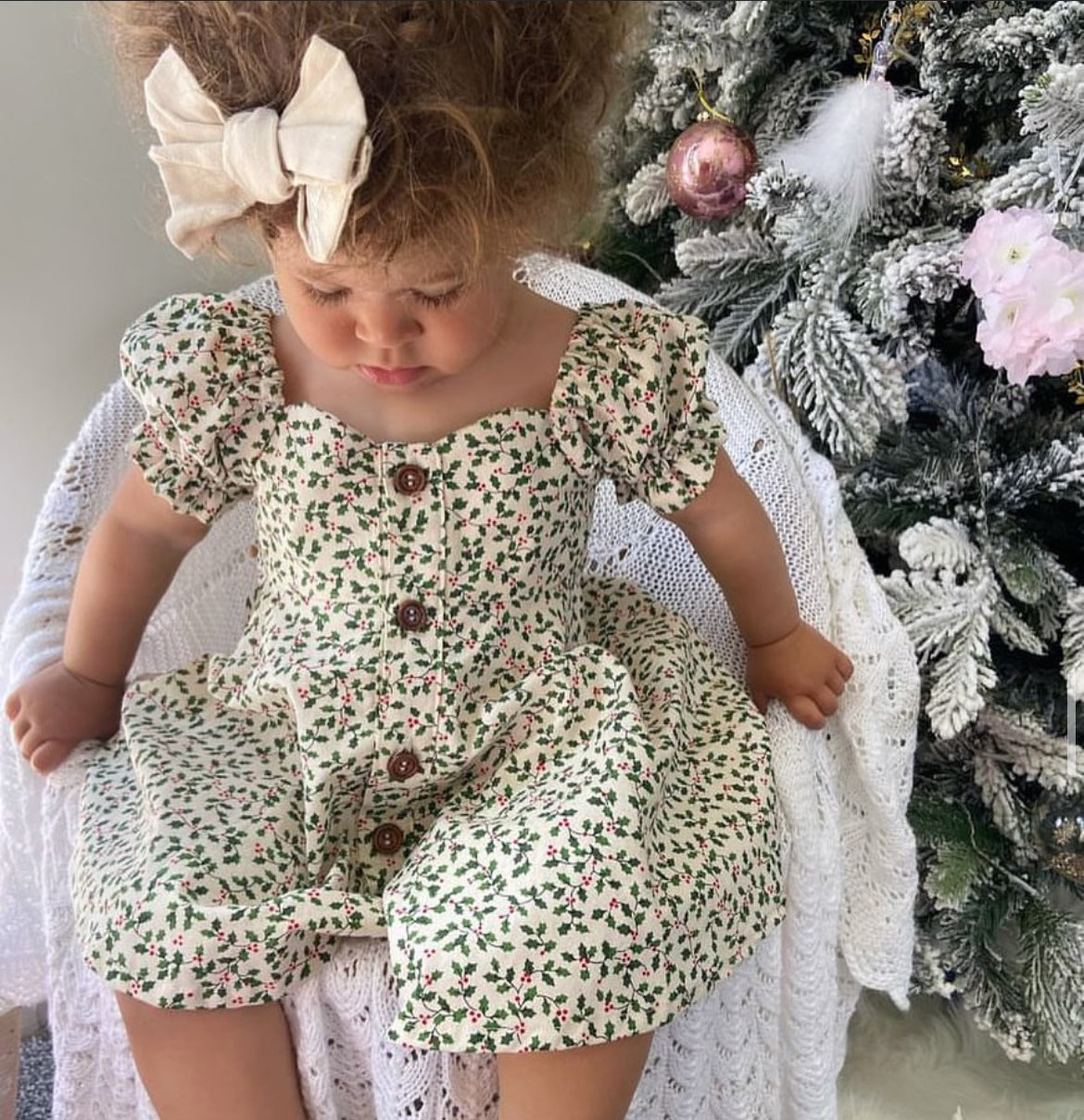 Chrissy Sweetheart Dress - Holly