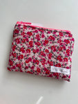 Poppy Floral Zipper Pouch