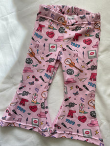 Swifty Lovers Flared Leggings