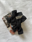 Mini knotted bows - Black