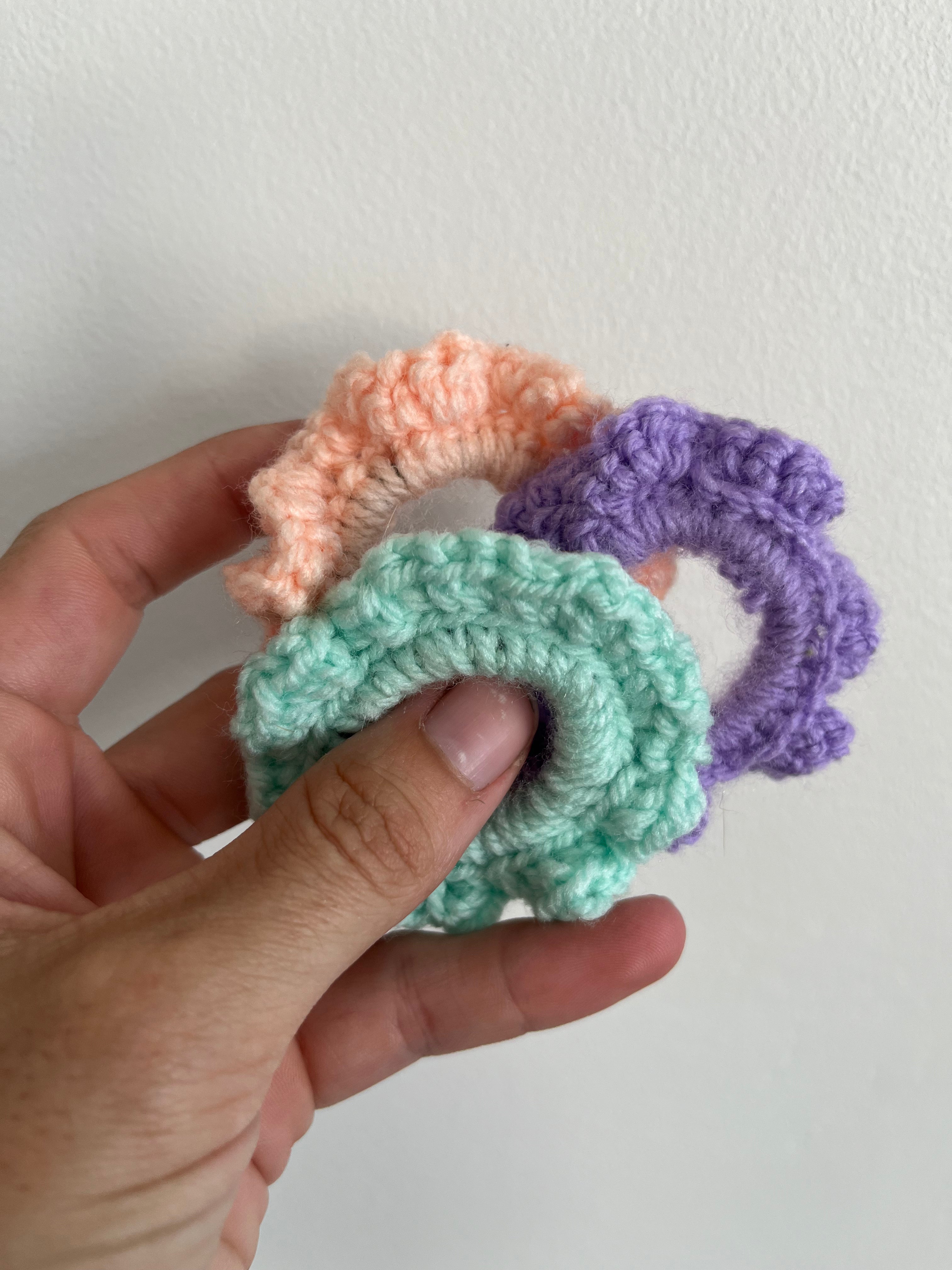 Crochet hair tie