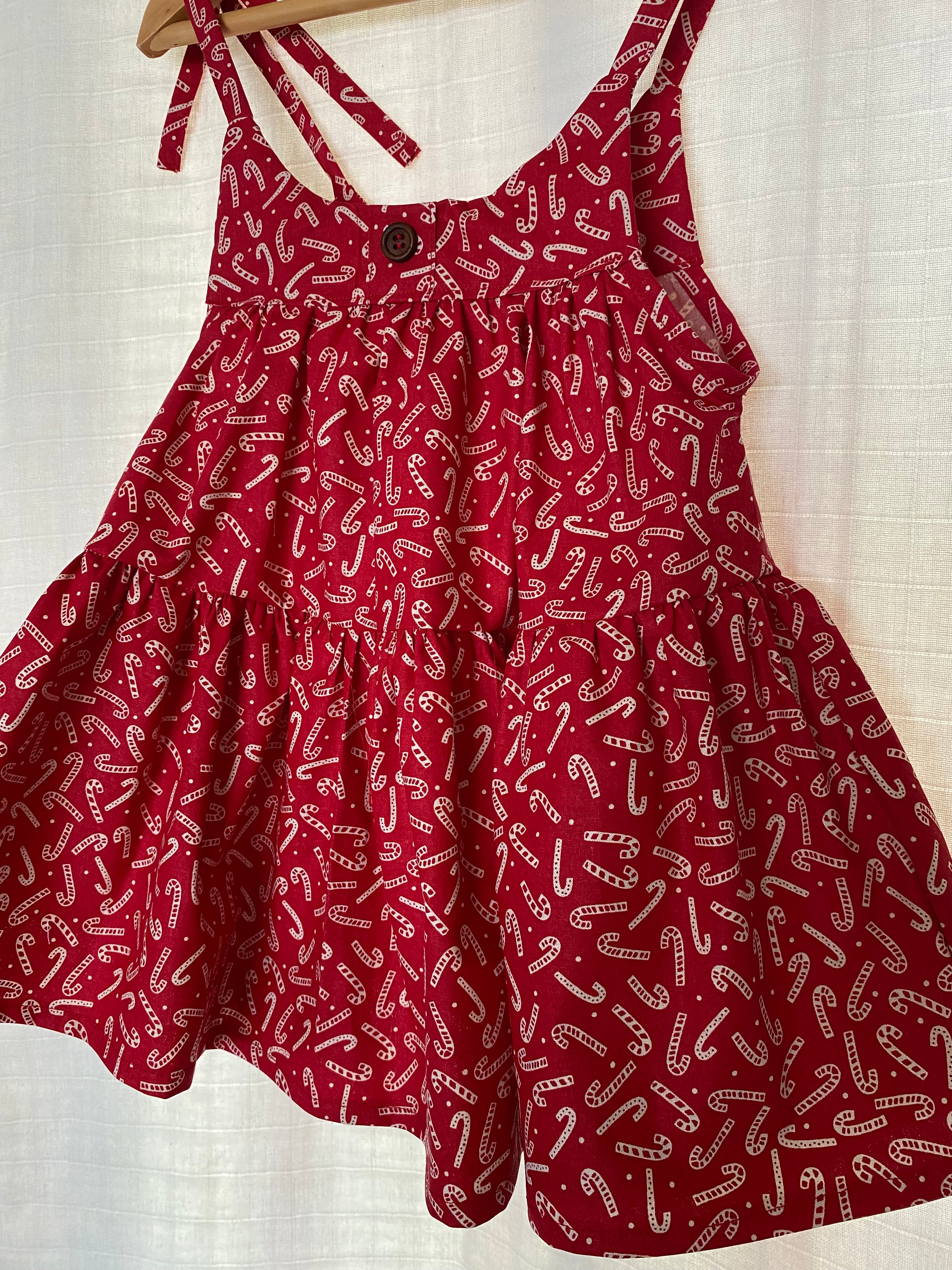 Maggie dress - Candy Cane Red