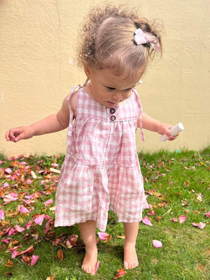 Maggie dress - Orchid Gingham